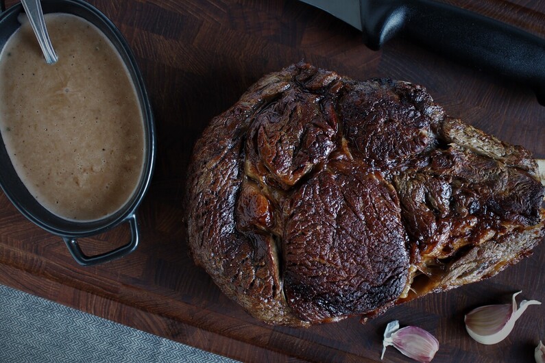 Cote De Boeuf med pebersauce