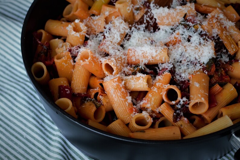 Pasta med bladbede