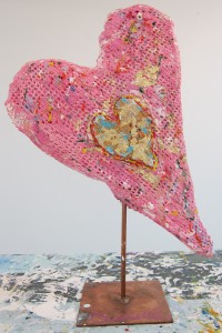 love heart sculptures
