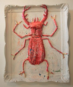 “Torres” 60x50cm. This stag beetle has girlpower like a true bull!