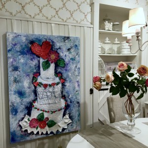 cake painting art