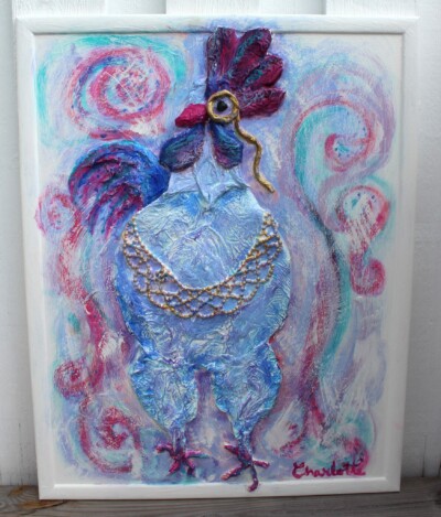 “Vain rooster” 63x49cm.