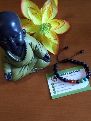 Pulseira Chacras aromaterapia com atilho