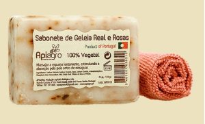 Sabonete de Geleia Real e Rosas