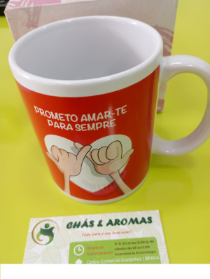 Caneca Prometo Amar-te