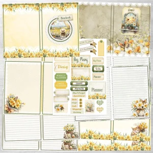 CCW43 Daffodil Moments Notebook/Journal kit