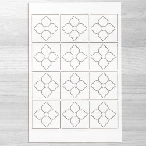 CCW51 Chateau Chomet Tile Entrance Stencil