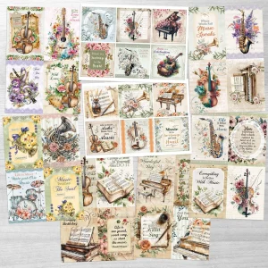 MS065 Craft a Month with the Chateau Toppers Kit Month 4 -The Melody of Music