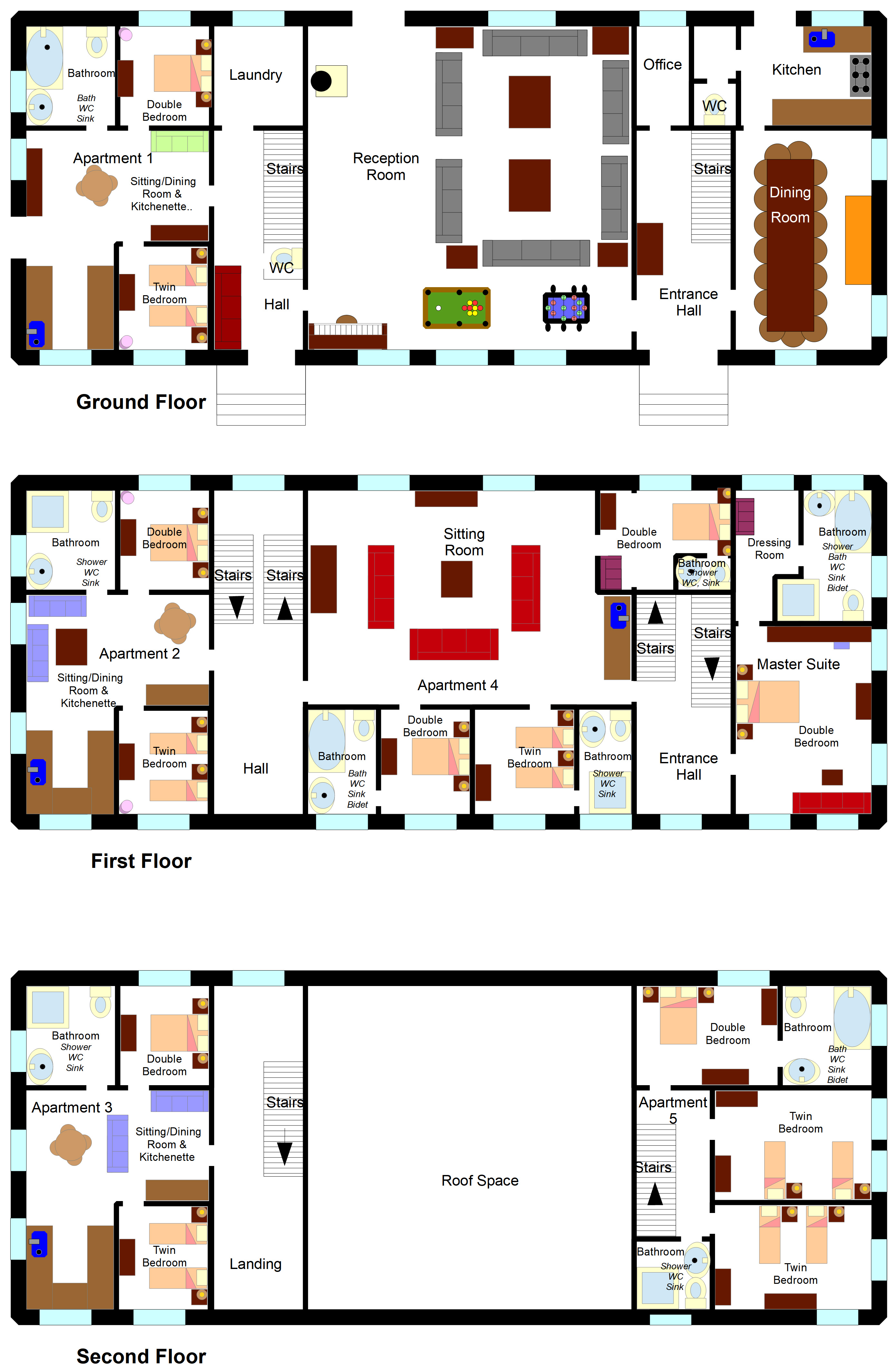 Floor Plan Chateau Des Mautors