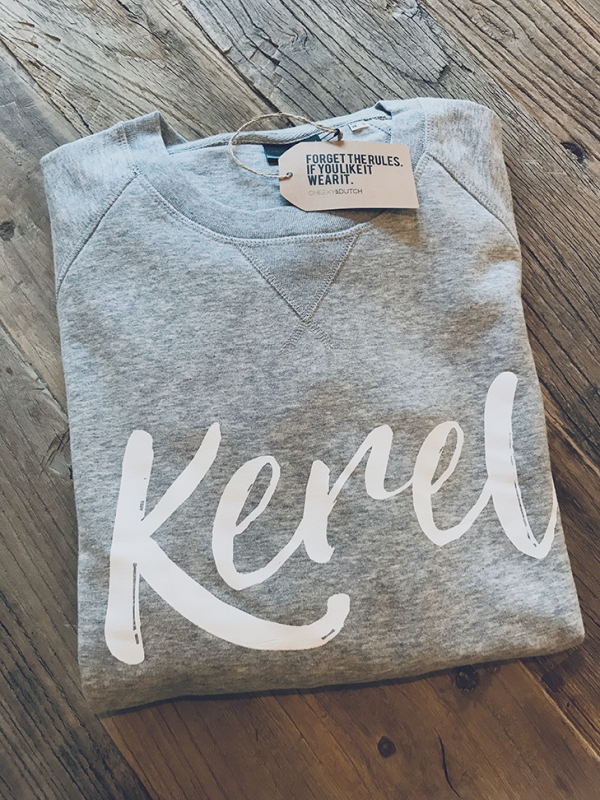 Kerel sweater grey - cheeky & dutch