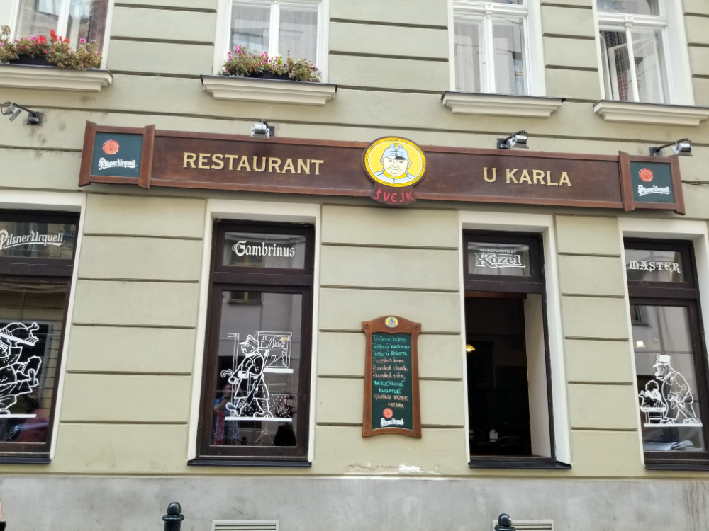 Švejk Restaurant U Karla, Prague