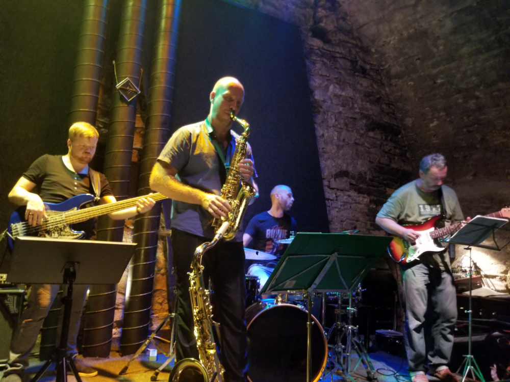 Fusion Jazz band "Hotline" playing at AghaRTA