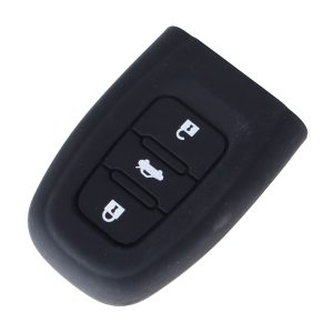 Silikon 3 knappar bilnyckel Audi svart