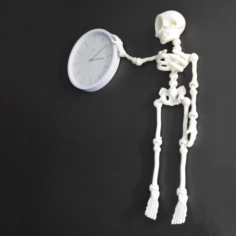 Flexible dancing/wall hangable DIY skeleton decoration 76cm