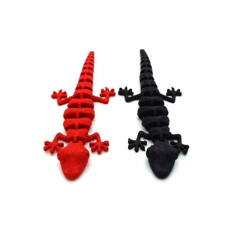 2x Lizard flexible halloween scream decoration soft