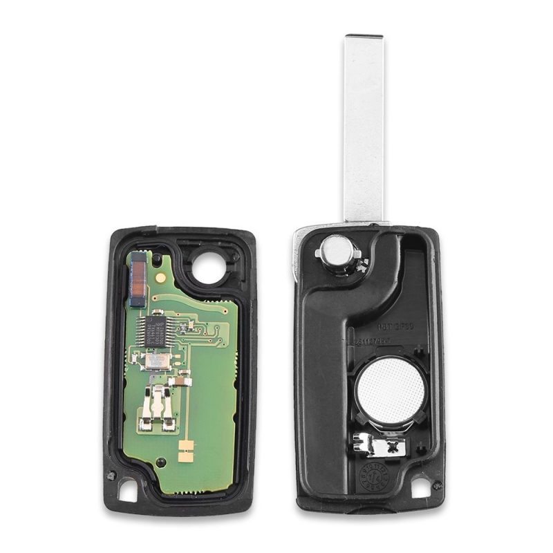 3 button remote CE0536 433MHz ID46 chip HU83 for Peugeot