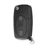 2 button car key cover case for Audi CR2032