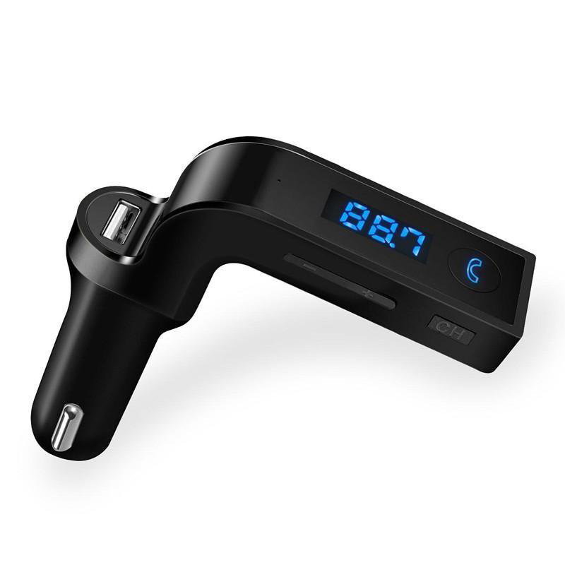 Bluetooth car FM transmitter modulator MP3 USB black