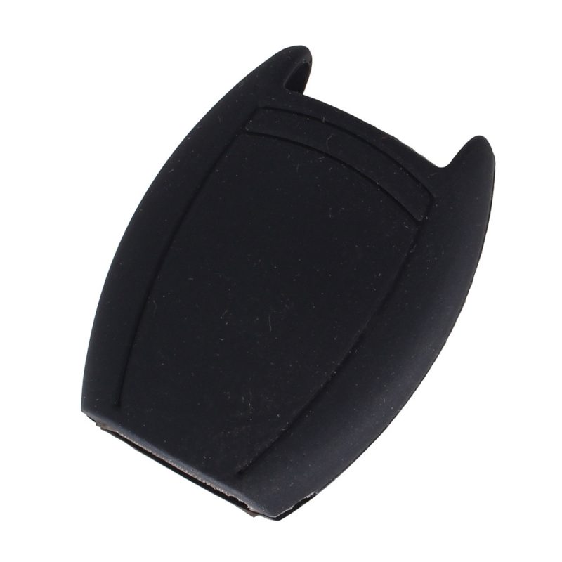 Silicone 3 buttons car key case black for Mercedes Benz