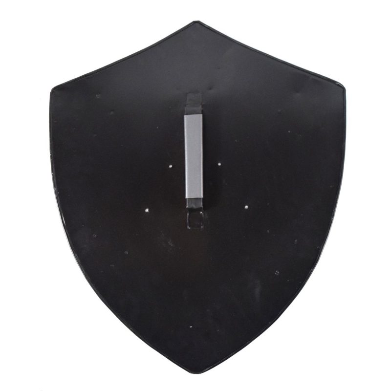 Metal Medieval Dark Knight Triangle Curved Shield SWE70