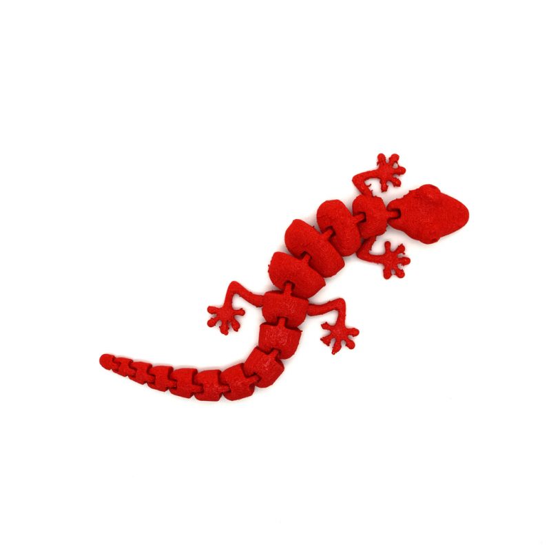 Lizard flexible halloween scare decoration soft red