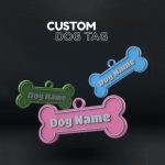 Customize Dog Name Bone Tag