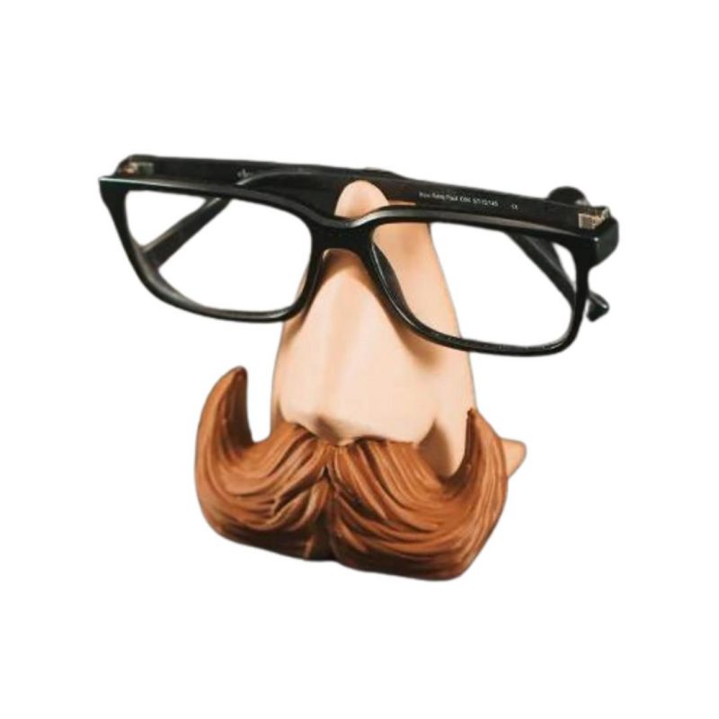 Glasses holder mustache side table