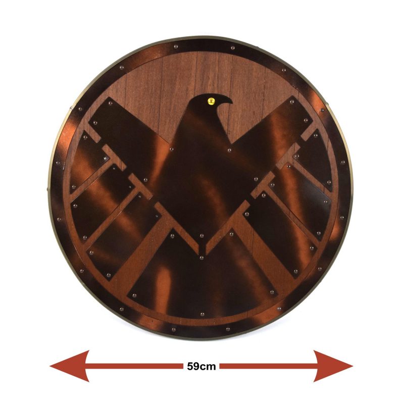 Wooden Viking Dark Brown Eagle handmade shield SWE45