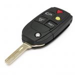 5 Buttons replacement remote key shell for Volvo