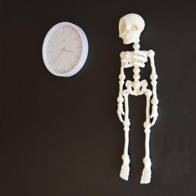 Flexible dancing/wall hangable DIY skeleton decoration 76cm