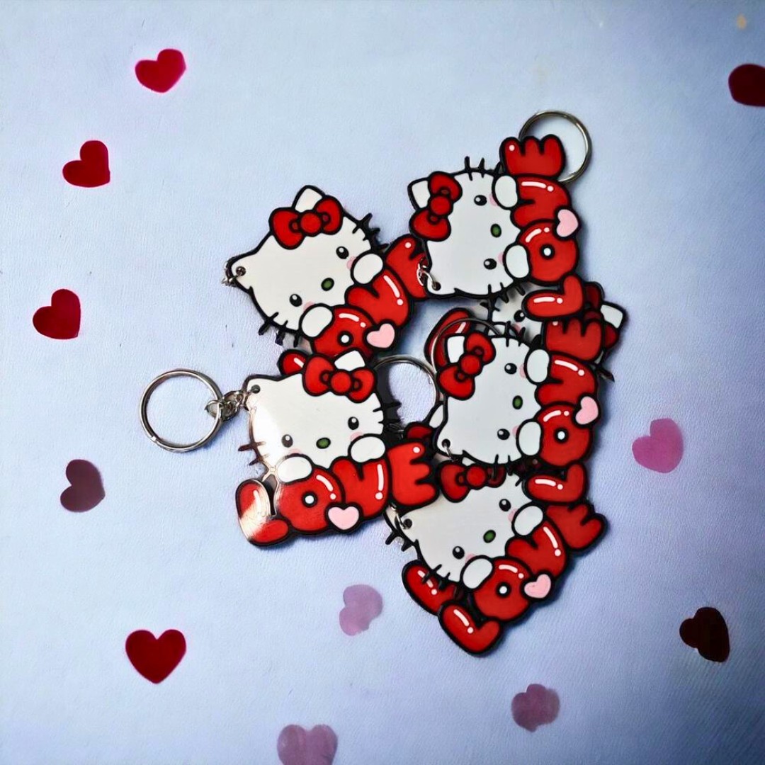 Hello Kitty keyring chain zipper hanger