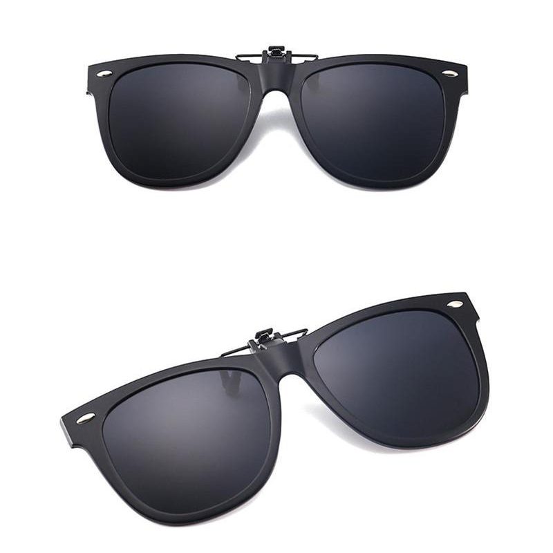 Sunglasses clip on/flip up polarized UV glasses