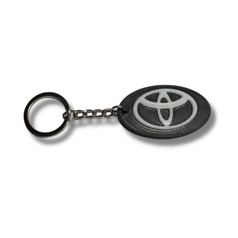 Key ring chain Oval for Toyota