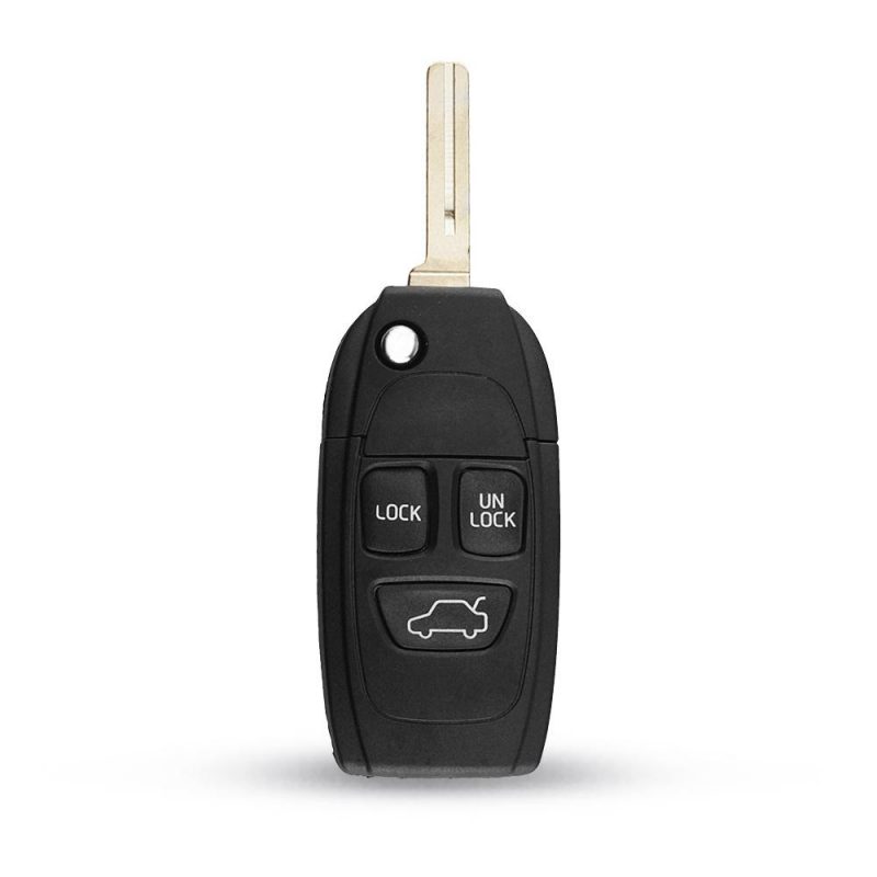 3 buttons replacement remote key shell for Volvo