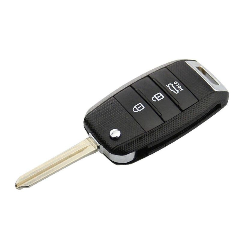 3 buttons remote key shell HYN14 blade for Kia
