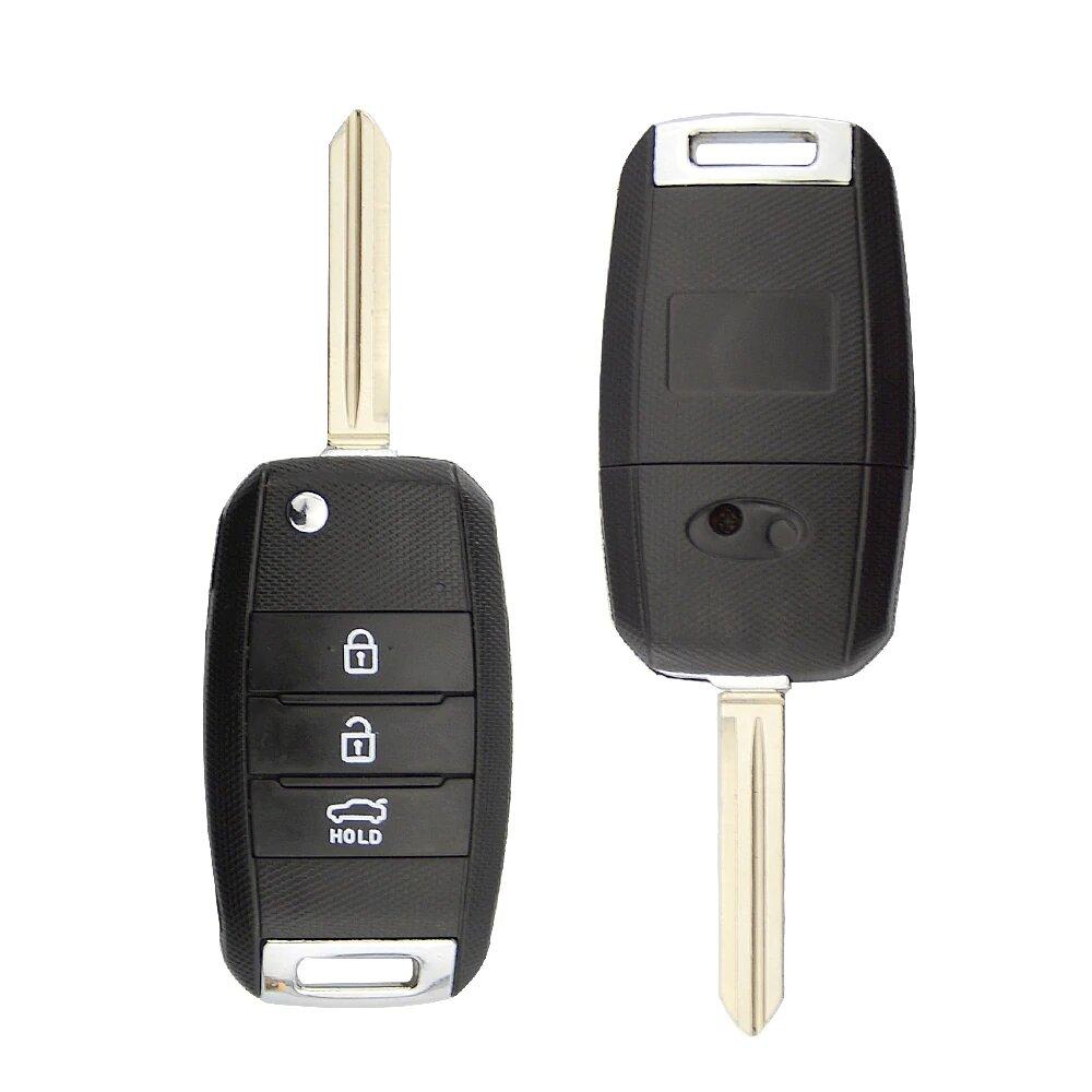 3 buttons remote key shell HYN14 blade for Kia