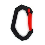 Carabiner plastic hook for backpack, stroller, baby bag etc