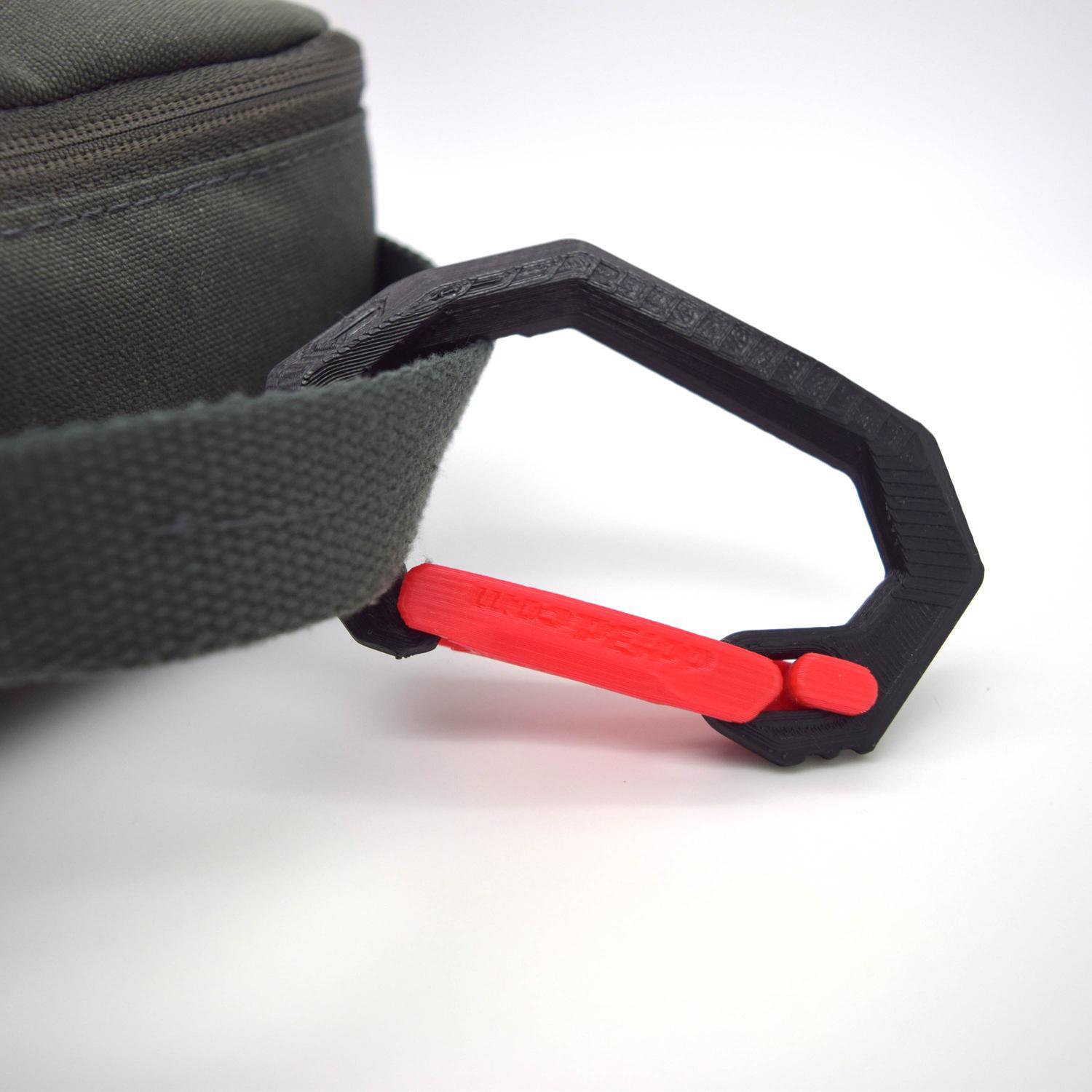 Carabiner plastic hook for backpack, stroller, baby bag etc