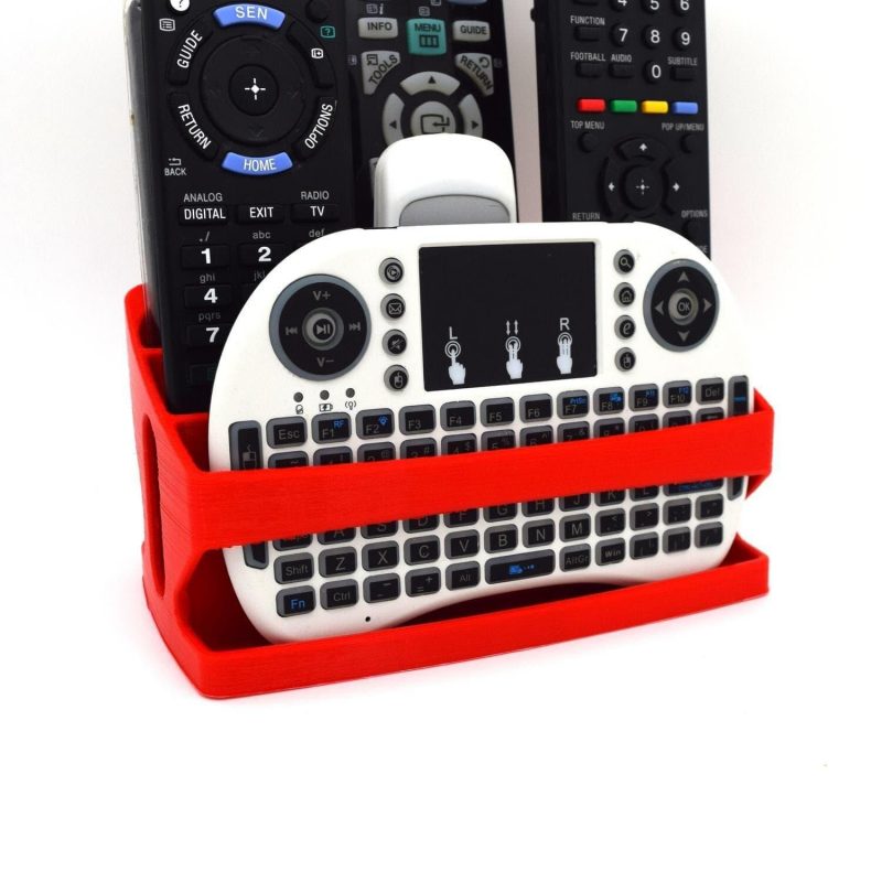 Remote control organize 6 slots plus mini keyboard slot