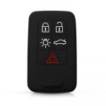 5/6 knap silicone car key case for Volvo
