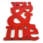 You & Me Valentine love home decoration 53cm