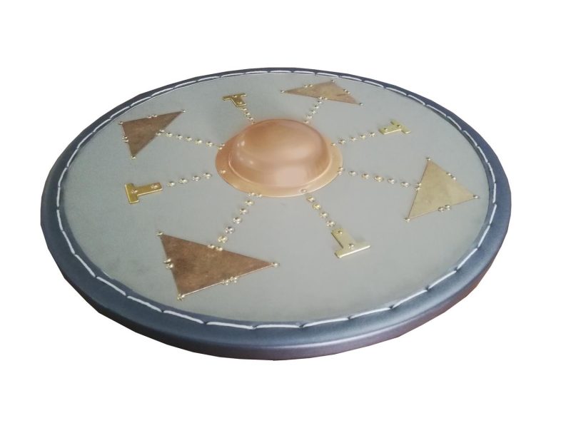 Wooden leather metal ornaments Scottish Targe shield SWE05
