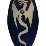 Wooden Smaug Dragon Lord Of The Rings Shield SWE131