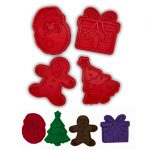 Christmas cookie cutter Santa Ginger bread gift Christmas tree