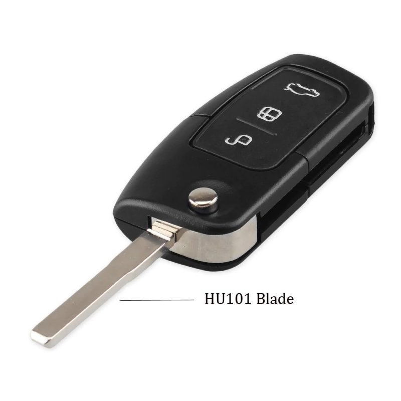 3 Buttons HU101 blade folding key shell B for Ford