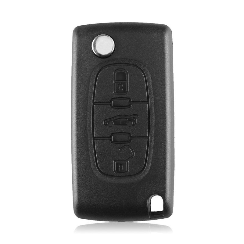 3 button remote CE0536 433MHz ID46 chip HU83 for Peugeot