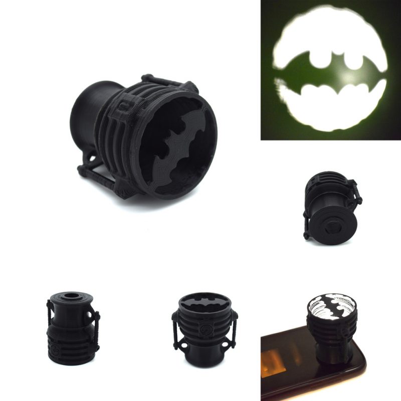 Bat Signal Mobile Flash Batman Call Light Black