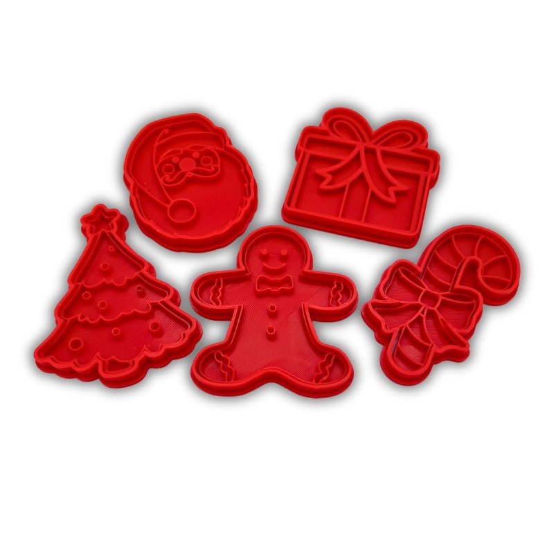 Christmas cookie cutter Santa Ginger bread gift Christmas tree