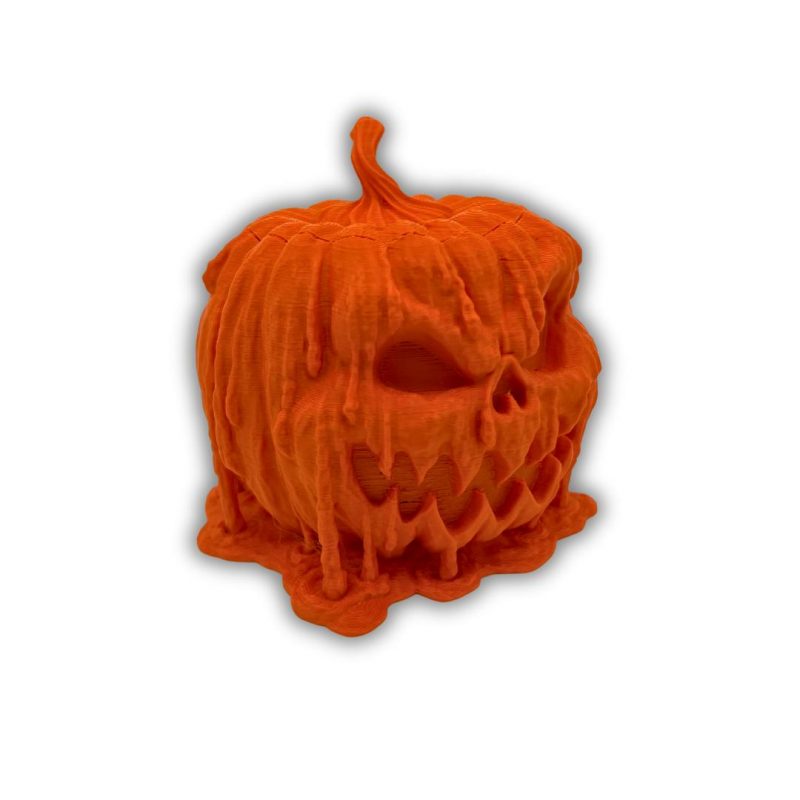 Halloween pumpkin melting ghost Candy Bowl/Night Light