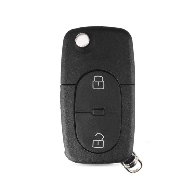 2 button car key cover case for Audi CR1620